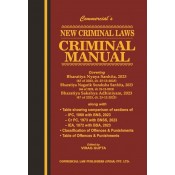 Commercial's New Criminal Laws - Criminal Manual Pocket [HB] | Bharatiya Nyaya Sanhita, Bharatiya Nagarik Suraksha & Bhartiya Sakshya Adhiniyam 2023 (BNS, BNSS, BSA)